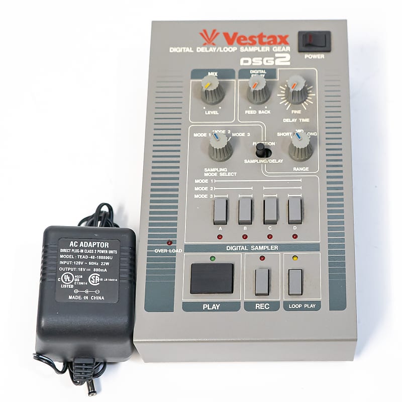 Vestax DSG2 - Digital Delay / Loop Sampler Gear with Power Supply