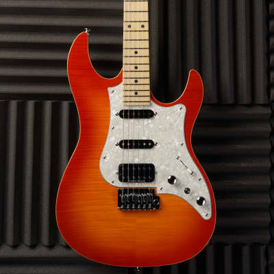 ギター FGN Odyssey J-Standard Fire Burst Fujigen FGN J-Standard Odyssey Fire Burst Floyd Rose w