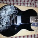 On sale ! Ibanez CLM1 Cameron Liddell Black/Graphics Asking Alexandria Les Paul Style