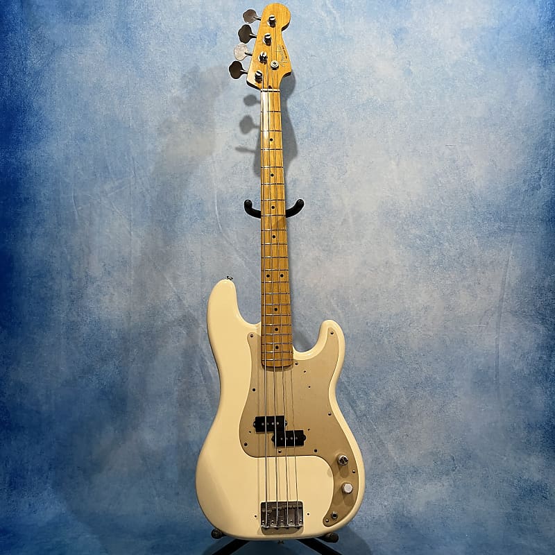 1999 Fender PB-57 Vintage White Precision Bass Crafted in Japan CIJ