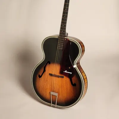 Harmony Tenor Guitar 1950s Vintage Sunburst image 1