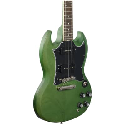 Epiphone SG Classic Worn P90 Electric Guitar, Inverness Green image 3