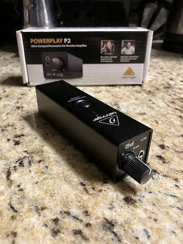 Behringer Power Play P2 Headphone Amplifier Reverb