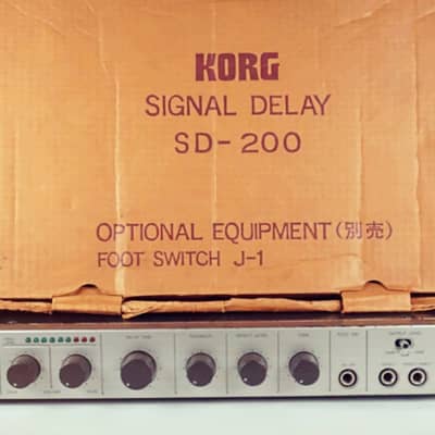 KORG SIGNAL DELAY SD-200 アナログディレイ Korg SD-200 Signal Delay | Reverb
