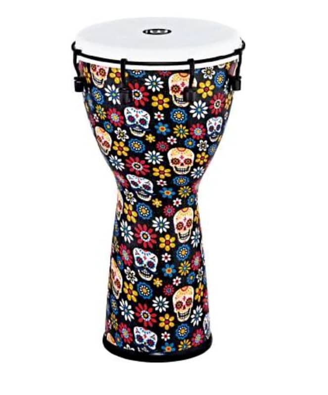 Meinl ADJ10-DA Alpine Series Djembe (Day of the Dead Finish) image 1
