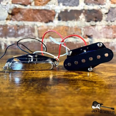 Squier Tele Pickups (2000s - Chrome and Black) image 1