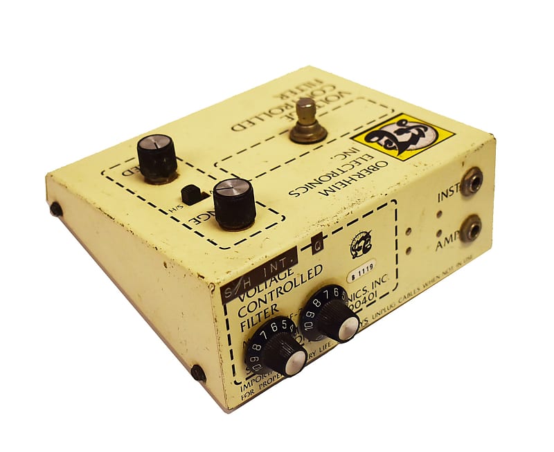ギター Oberheim Voltage Controlled Filter 1970s VCF-200 (Voltage Controlled Filter) - Effects Freak