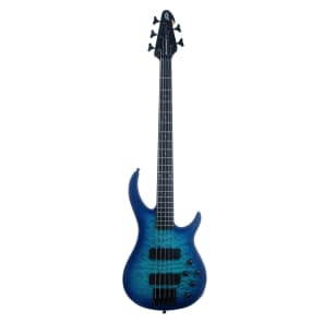 Peavey Millennium 5 AC Electric Bass Guitar, 5-String, Blue