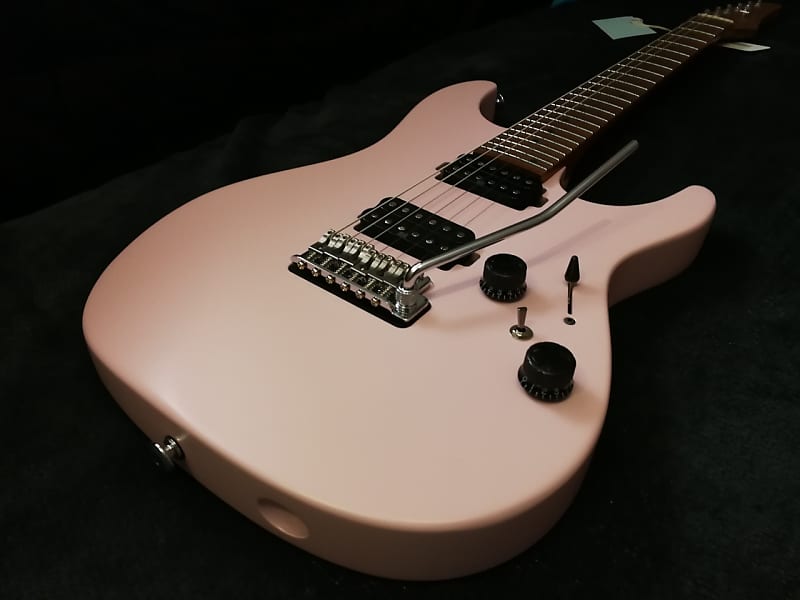 Ibanez AZ2402-PKF Prestige E-Guitar 6 String Pink Flat + Case