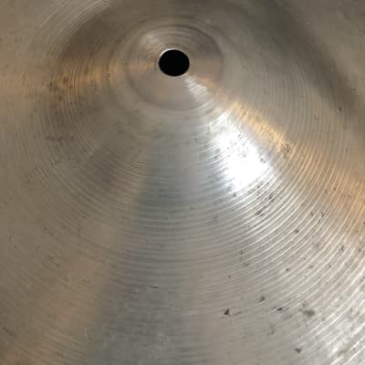 VINTAGE 14” ZYN HI-HAT Cymbals - 1960’s by Premier - Made In England image 6