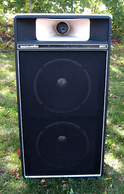 Vintage 1973 Acoustic Control Model 201 cabinet - 2x15" Altec 418B plus horn image 1