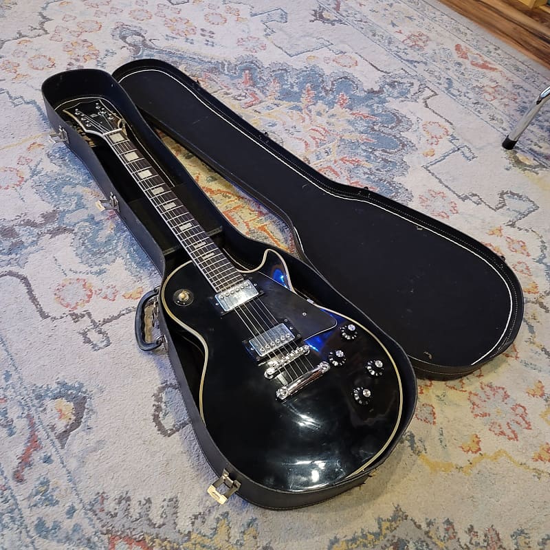 Les Paul Customコピー 1970's Les Paul Custom Copy - Japan - Lawsuit Era - Black | Reverb