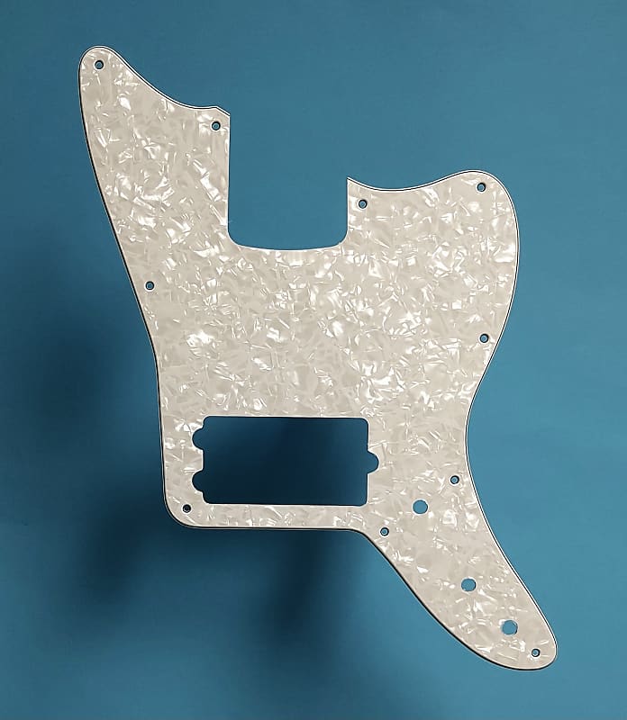 Pickguard for Squier Affinity Jaguar Bass H converts to full face, no plate image 1