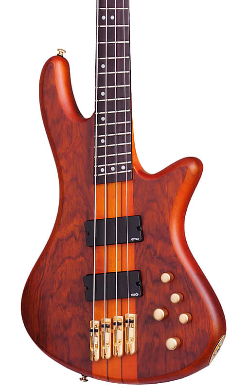 Schecter Stiletto Studio-4 FF Electric Bass. Honey Satin