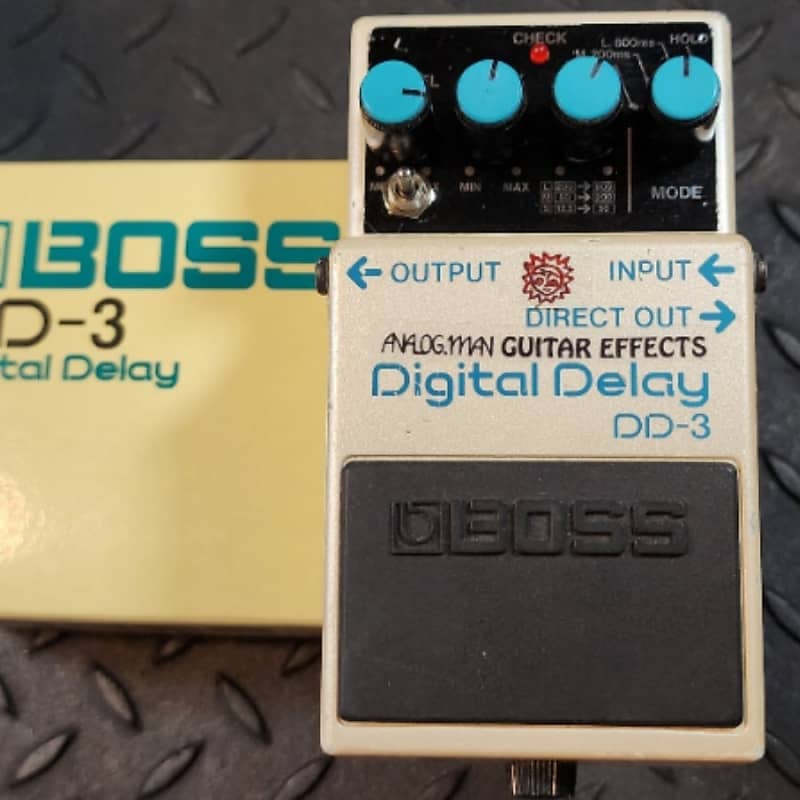ギター Analog.man boss DD-3 high cut mod Boss DD-3 Digital Delay with Analogman High Cut Mod 3 Way