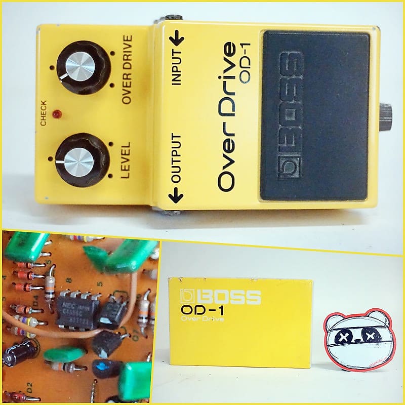 Boss OD-1 Overdrive w/Box | Rare: 1982 (NEC C4558C Chip)