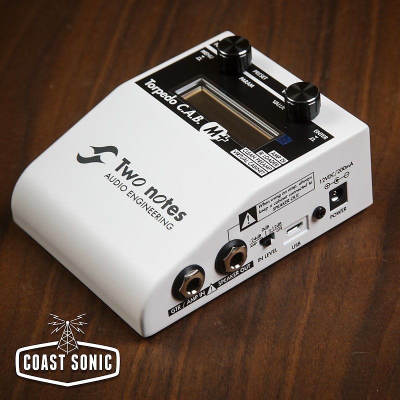 Two Notes Torpedo C.A.B. M+ Speaker Simulator | Reverb Two Notes Torpedo C.A.B. M+ Speaker Simulator | Reverb
