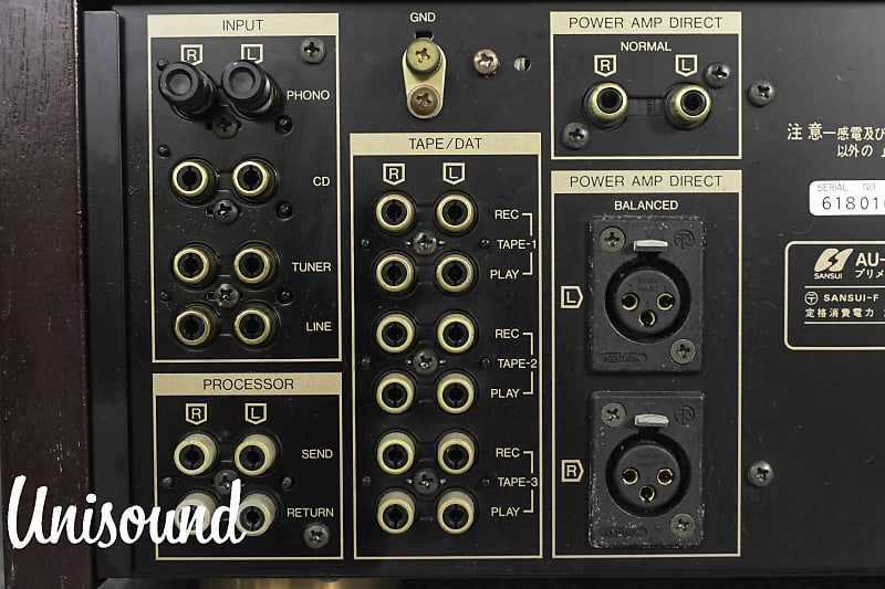 SANSUI AU - α 907i Specifications SANSUI / Sansui