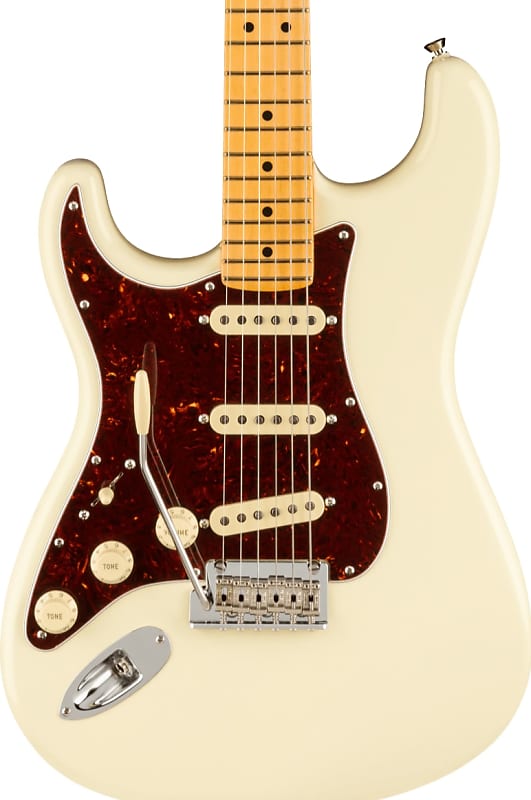 Fender American Professional II Stratocaster Left Handed Maple Fingerboard - Olympic White-Olympic White image 1