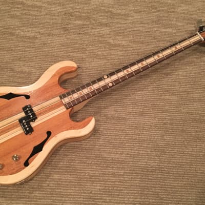 Custom Semi-Hollowbody Bass by Yerby Guitars image 1