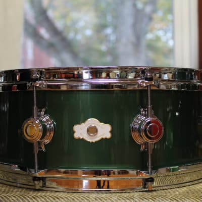 George Way Aristocrat Studio Snare Drum - Kaddy Green image 1