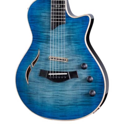 Taylor T5z Pro Hollow-Body Electric-Acoustic Guitar w/ Armrest - Harbor Blue for sale