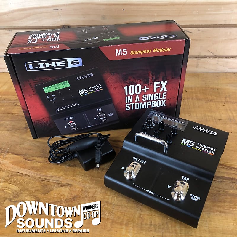 ギター LINE6 M5 Stompbox Modeler + EX1 ギター LINE6 M5 Stompbox Modeler + EX1 Line 6 M5 Stompbox Modeller