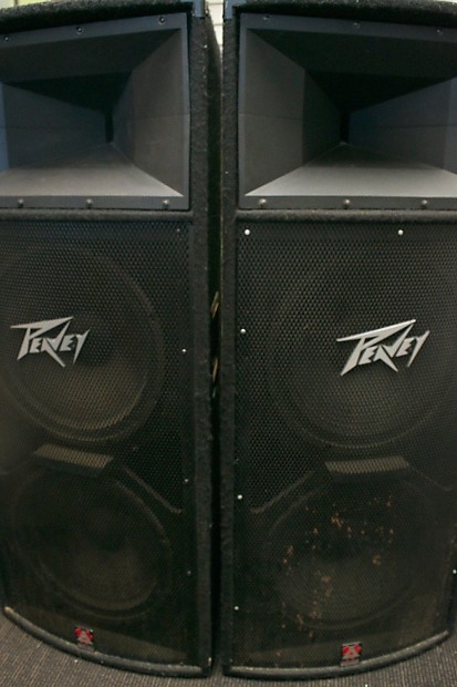 Peavey TLS 4 3 Way Stage Speakers Black