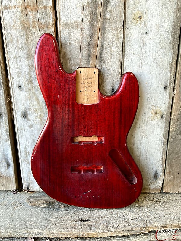 Guitar Mill '60s J-Style Bass Body / African Mahogany / 4 | Reverb UK