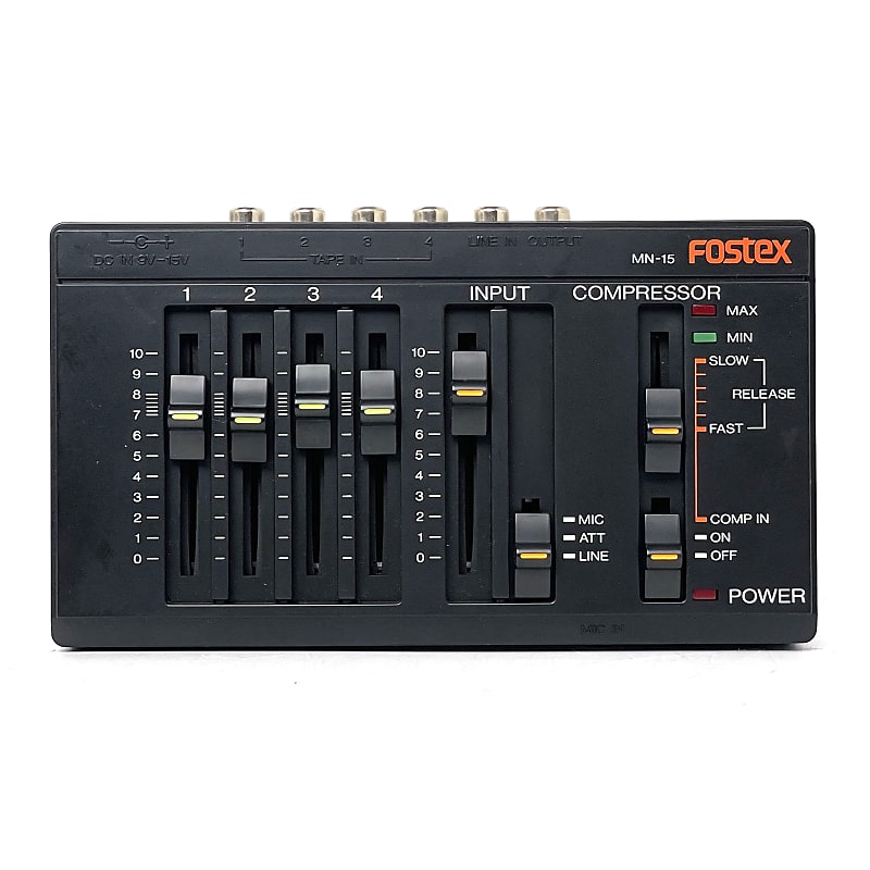 [Excellent] Fostex MN15 Vintage Mixer Compressor Reverb