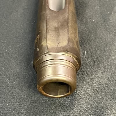 Henry Lindeman Keyhole Chamber Steel Ebonite Tenor Saxophone Mouthpiece image 9