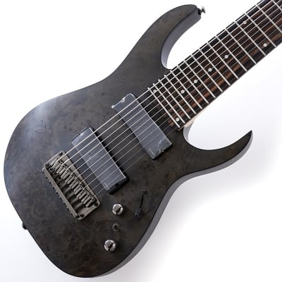 Guitarra Electrica Ibanez 9 Cuerdas Rg9Pb-Transparent Gray Flat - The Music  Site