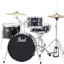 Pearl Roadshow RS584C/C 4-piece Complete Drum Set with Cymbals - Jet Black