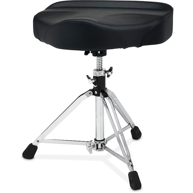 DW Drum Workshop Heavy Duty Throne with Motorcycle Seat Top image 1