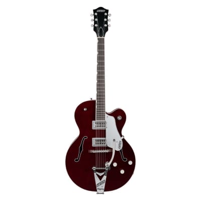 Gretsch G6119T-ET Players Edition Tennessee Rose Electrotone Hollow Body 6-String Right-Handed Electric Guitar with String-Thru Bigsby, Rosewood Fingerboard (Dark Cherry Stain) for sale