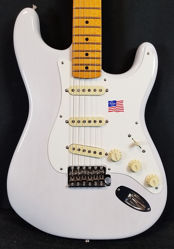 Fender Eric Johnson Artist Stratocaster, Maple FB, White Blonde W/Case 2023 image 1
