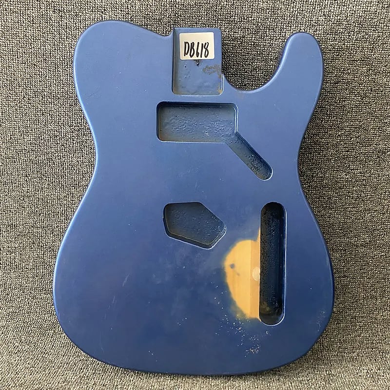 Metallic Blue Basswood Telecaster Tele Style Guitar Body Reverb