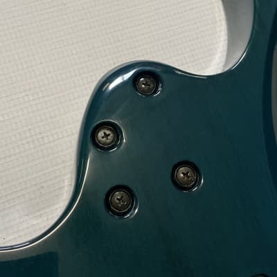 1999 Japan Fujigen Ibanez RG520QS Transparent Blue Guitar Body Floyd Ready image 15
