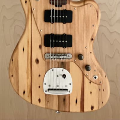 Strack Guitars JM-DLX  2024 - Natural - nail holes - wood pickguard image 3