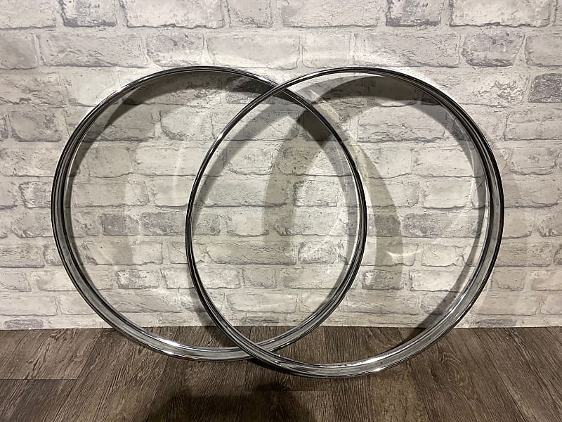 Pearl Export Bass Drum 22” Metal Hoops Rims Hardware Tension