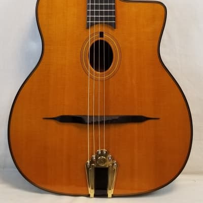 Gitane DG-255 Oval Hole 14 Fret Neck Joint Professional Gypsy Jazz Guitar, w/Gig Bag 2023 image 11