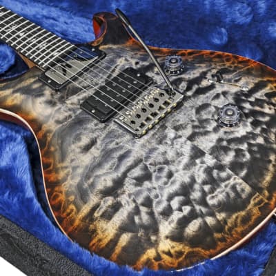 Paul Reed Smith Wood Library Custom 24 Quilt Top Burnt Maple Leaf Torrefied Maple Neck image 1