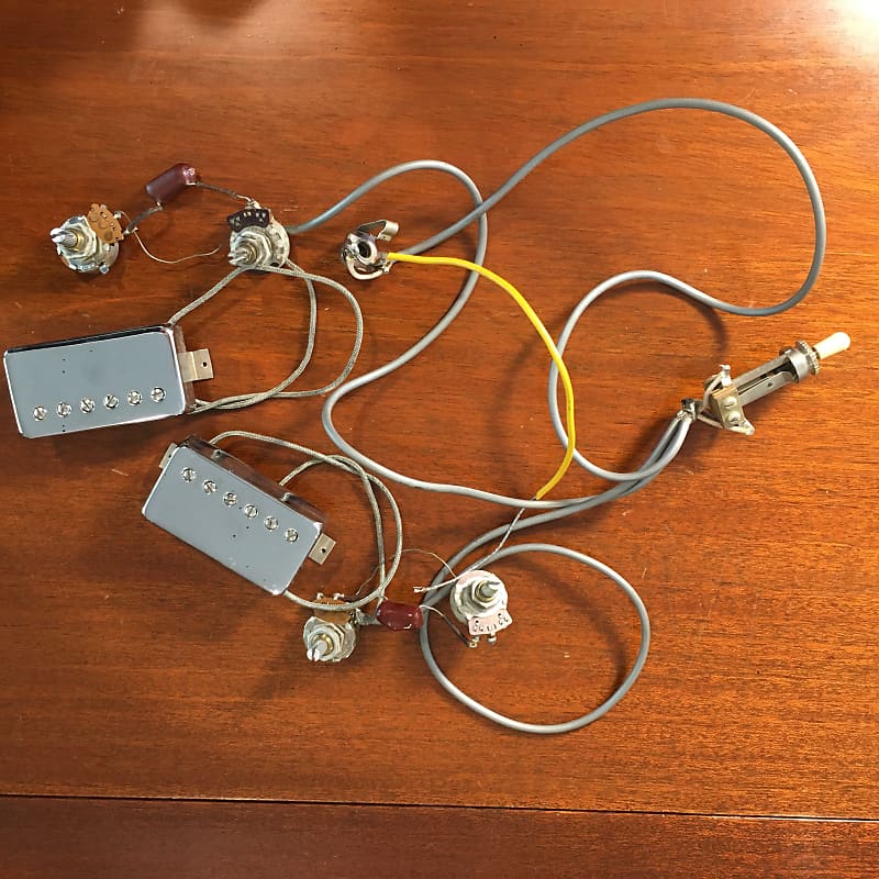 Gibson ES335 wiring harness with pickups original 1976 Reverb