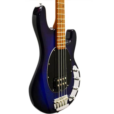 Sterling by Music Man RAY34FM-NBL Bass in Neptune Blue image 2