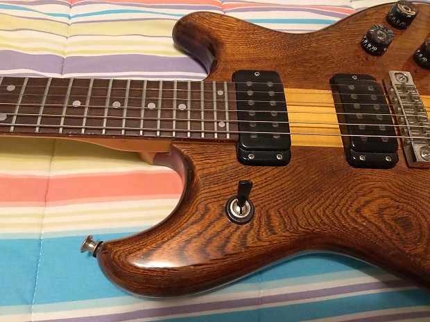 Vintage Ibanez Musician MC100 1978 Brown Natural Wood Electric Guitar