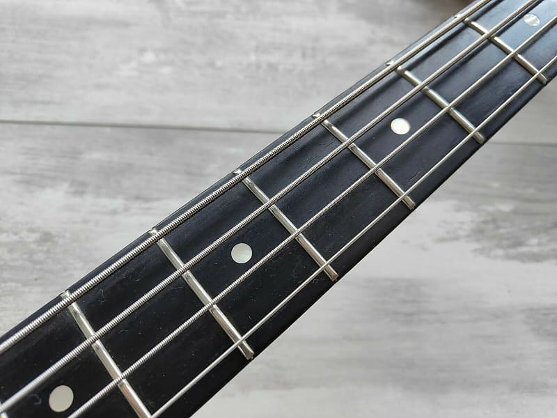 1983 ESP Navigator Japan Custom Order PJ Bass (Redburst