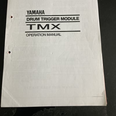 Yamaha TMX |  Owners Manual with Ring Binder