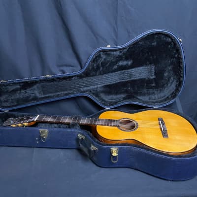 Blueberry Custom Classical Guitar with Tiki Carvings image 24