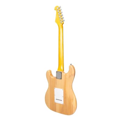 J&D Luthiers Traditional ST-Style Electric Guitar | Natural Gloss image 2