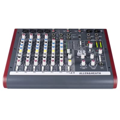 Allen & Heath ZED-10FX Multipurpose DJ Live Pro Audio Mixer w Built In FX image 2